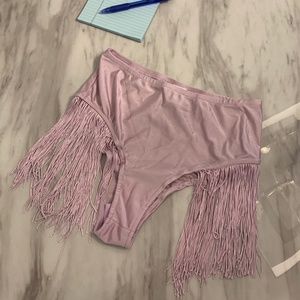 iHeartRaves Princess PLUR Fringe Rave Bottoms - NWOT Size S